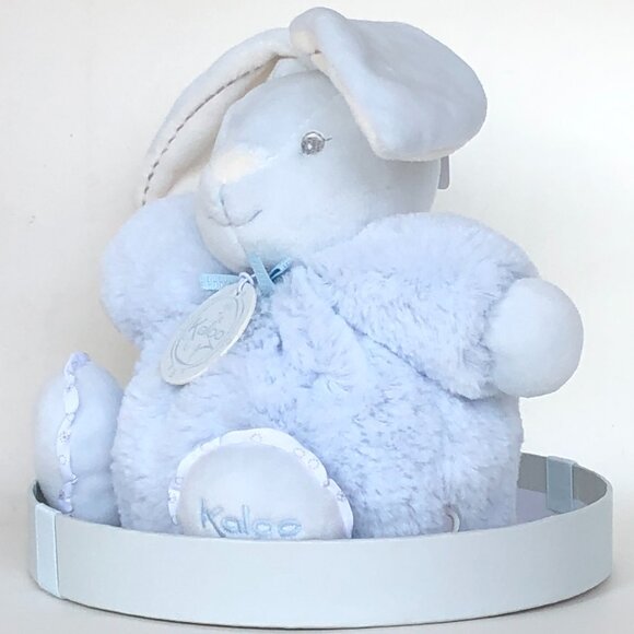 Kaloo Brand New Light Blue Rabbit Soft Plush Stuffed Animal for Baby 0+๐๐ฐ - Picture 5 of 9